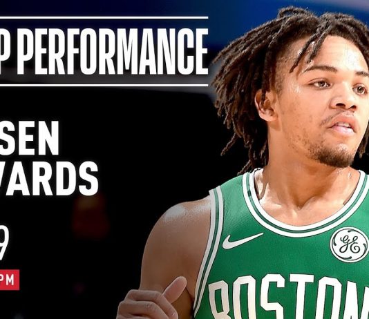 Wyniki NBA: 33 punkty Townsa, osiem trójek w jednej kwarcie Edwardsa!