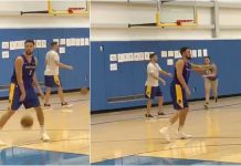 NBA: Klay Thompson na treningu Warriors!