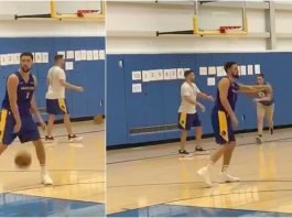 NBA: Klay Thompson na treningu Warriors!