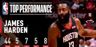 Wyniki NBA: 44 punkty Hardena i wystrzał formy gracza Heat