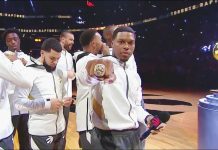 NBA: Raptors odebrali swoje ogromne pierścienie