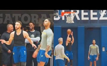 NBA: Zobacz jak Curry i D’Angelo nie mogą przestać trafiać!