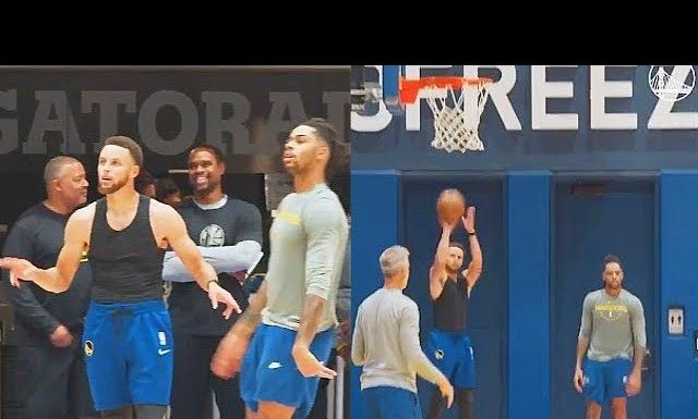 NBA: Zobacz jak Curry i D’Angelo nie mogą przestać trafiać!