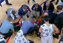 NBA: Kemba Walker zniesiony na noszach