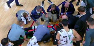 NBA: Kemba Walker zniesiony na noszach