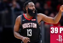 Wyniki NBA: 39 punktów Hardena, ósma wygrana Celtics