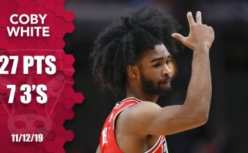 NBA: Jak Coby White trafił siedem trójek w jednej kwarcie!