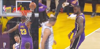 NBA: Co za wsad LeBrona! Zniszczył Bjelicę!