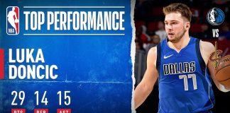 Wyniki NBA: Demolka w Miami, triple-double Doncicia i Jamesa