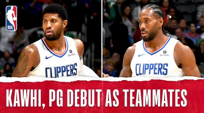 NBA: W końcu! Kawhi i PG13 zagrali pierwszy mecz razem!
