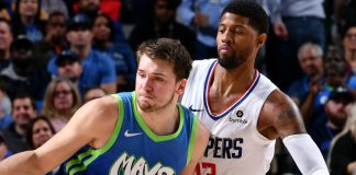 Wyniki NBA: Leonard i George zatrzymali Doncicia!