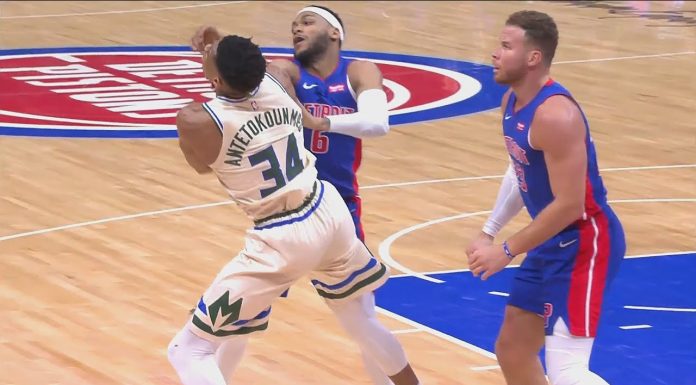 NBA: Brudne gierki Griffina. Giannis się nie dał