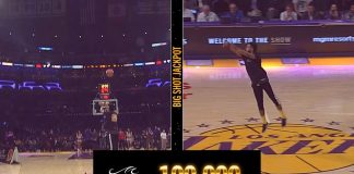 NBA: Kibic Lakers wygrał 100 tysięcy dolarów! Ale gdzie był LeBron!?