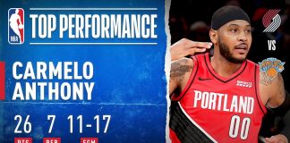 Wyniki NBA: Nieudany powrót Melo do MSG, triple-double LeBrona