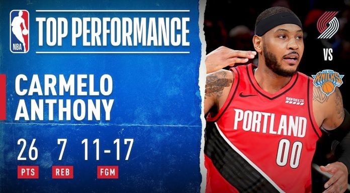Wyniki NBA: Nieudany powrót Melo do MSG, triple-double LeBrona