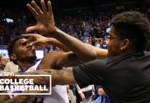 Bijatyka i ogromne zamieszanie w meczu NCAA