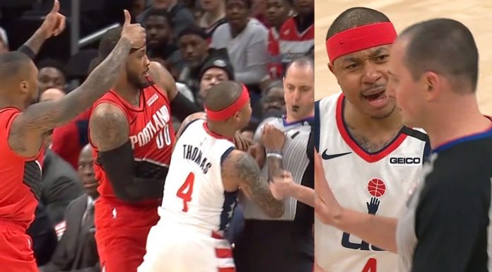 NBA: Thomas wyleciał z boiska po 88 sekundach gry