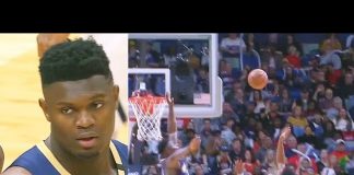 NBA: Niesamowity blok Ziona!