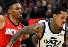 Wyniki NBA: Giannis rozbił Sixers, 72 punkty Hardena i Westbrooka