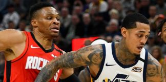 Wyniki NBA: Giannis rozbił Sixers, 72 punkty Hardena i Westbrooka