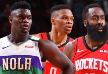 Wyniki NBA: 40 punktów Hardena, 39 Jokicia. Zion latał nad obręczami!
