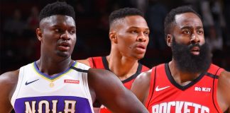 Wyniki NBA: 40 punktów Hardena, 39 Jokicia. Zion latał nad obręczami!