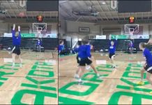 Ile rzutów z połowy można trafić pod rząd?