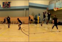 NBA: Kevin Durant gra i już efektownie pakuje!