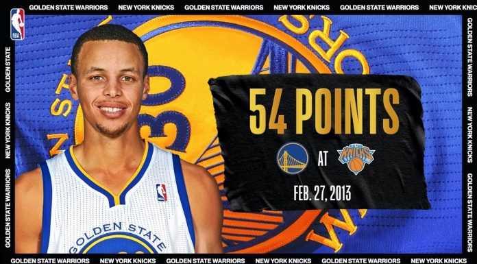 Oglądamy NBA: 11 trójek Stephena Curry’ego, rozpalił Nowy Jork!