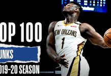 NBA: 100 najlepszych wsadów sezonu 2019/2020