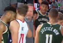NBA: Giannis wyrzucony z boiska! Liderowi Bucks puściły nerwy