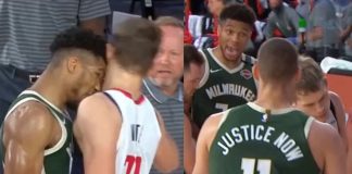 NBA: Giannis wyrzucony z boiska! Liderowi Bucks puściły nerwy