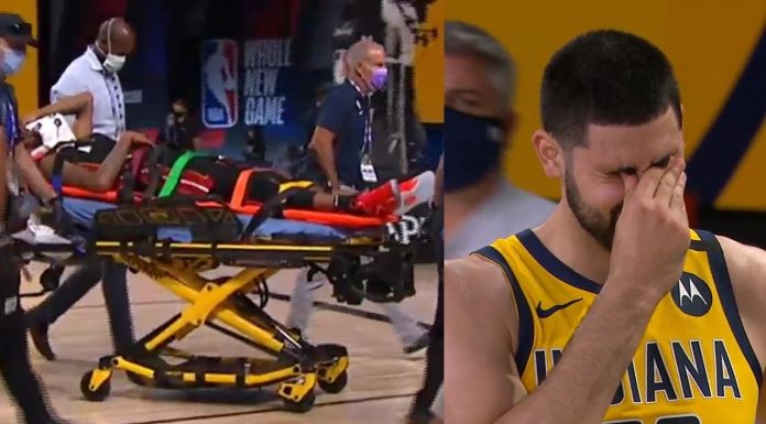 NBA: Derrick Jones Jr. opuścił boisko na noszach