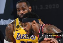 Wyniki NBA: Bucks i Lakers grają dalej, triple-double LBJ-a. Rockets rozbili Thunder