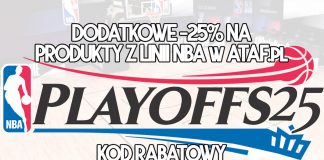 Dodatkowe 25% zniżki na produkty NBA!