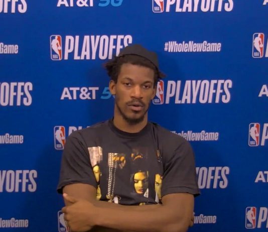 Finał NBA: „Macie spore kłopoty”. Butler ostrzegł LeBrona, ten nie wytrzymał Jimmy Butler