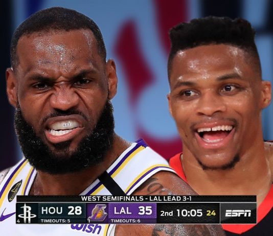 Wyniki NBA: Rockets bezradni! LeBron James wprowadza Lakers do finału Zachodu!