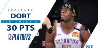 NBA: Historyczny mecz Luguentza Dorta. Dołącza do LeBrona Jamesa i Kobego Bryanta!