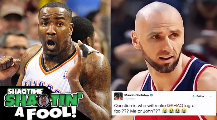 NBA: Najzabawniejsze sytuacje z Perkinsem i Gortatem!