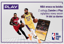 Oglądaj mecze NBA w sieci PLAY! 14 dni bez opłat – NA ŻYWO i z odtworzenia!