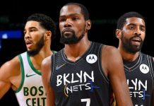 Wyniki NBA: Kolejny blamaż Warriors, świetny duet Irving-Durant, zwycięstwa drużyn z Los Angeles