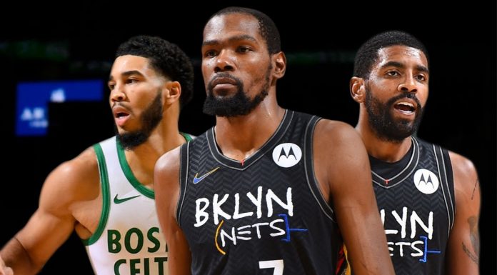 Wyniki NBA: Kolejny blamaż Warriors, świetny duet Irving-Durant, zwycięstwa drużyn z Los Angeles