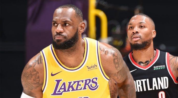 Wyniki NBA: Szalone triple-double Jokicia, popisy Hardena i Lillarda, Blazers pokonują Lakers