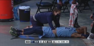 NBA: Ja Morant opuszczał parkiet na wózku