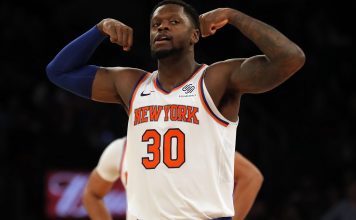 NBA: Giannis zgaszony! Wielki blok Randle’a