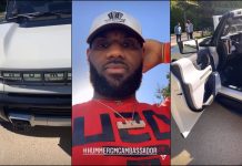 NBA: LeBron James chwali się najnowszym prezentem