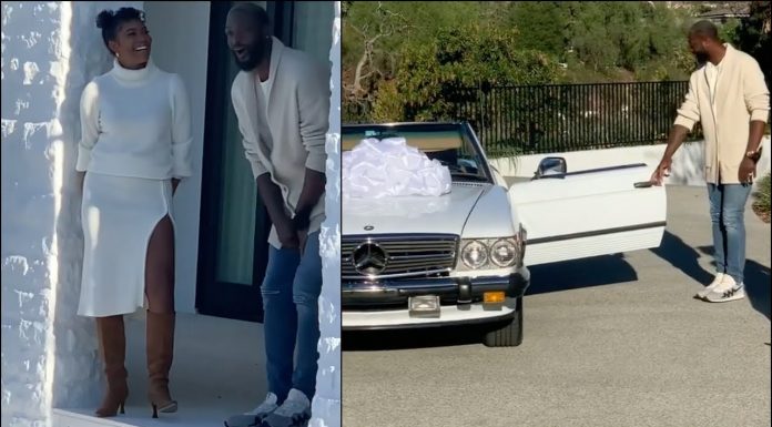 NBA: Dwyane Wade zaskoczony prezentem urodzinowym