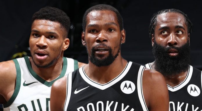 Wyniki NBA: Wielki pojedynek Duranta, Hardena i Giannisa, niesamowity powrót Warriors z Lakers, kolejna wpadka Mavs