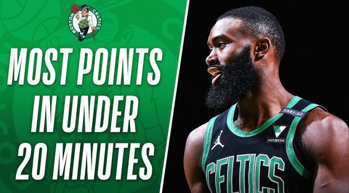 NBA: Jaylen Brown pisze historię. Rekordowe 19 minut lidera Celtics!