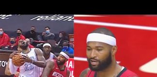 NBA: Cousins wyrzucony z boiska po ostrym faulu na Jamesie (Video)